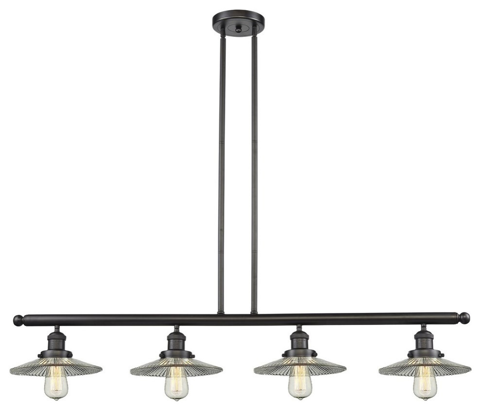 Innovations Halophane 4Light Island Light, Oiled Rubbed Bronze