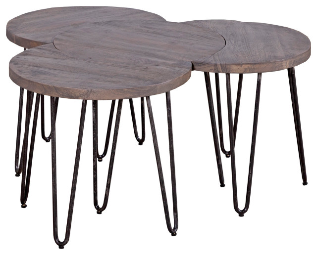 STEIN WORLD 17608 Ralston Accent Tables (4piece Set) Industrial