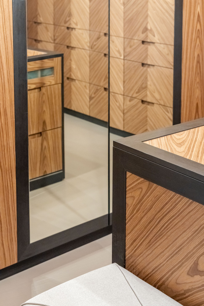 Гардеробная шпон