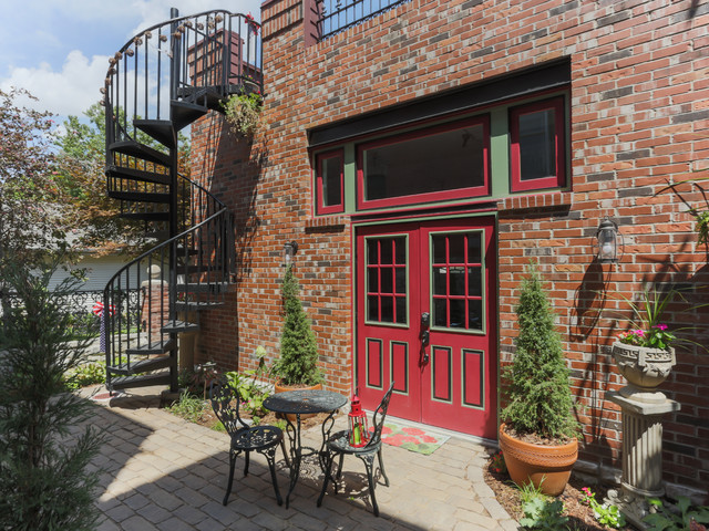 Lafayette Square Garage With Roof Top Deck Victorian Patio