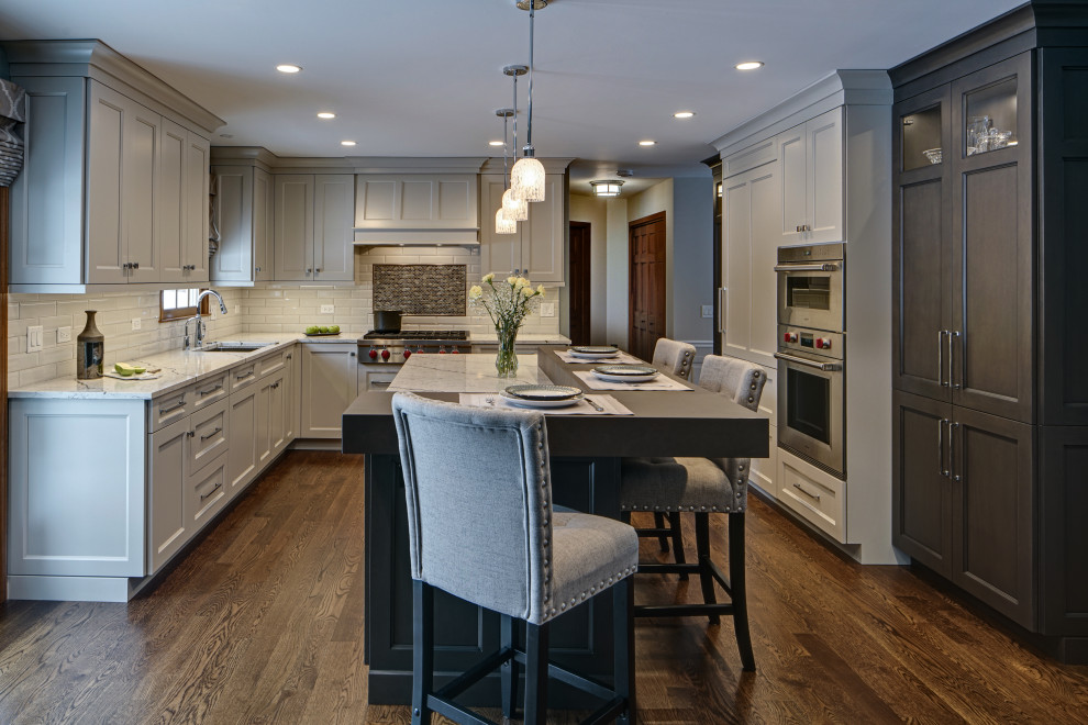Kitchen - transitional kitchen idea in Chicago