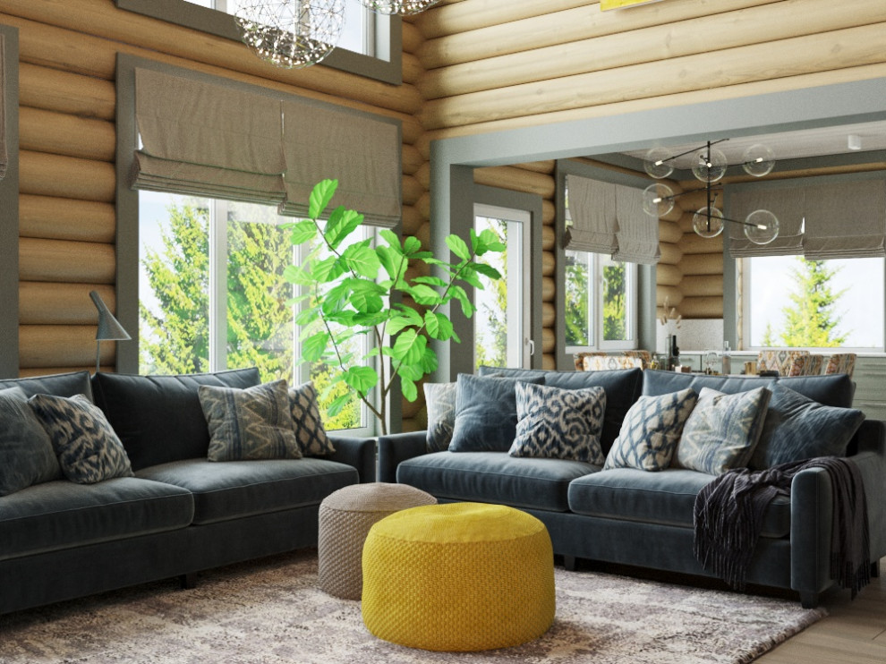 Большой, яркий дом для молодой семьи