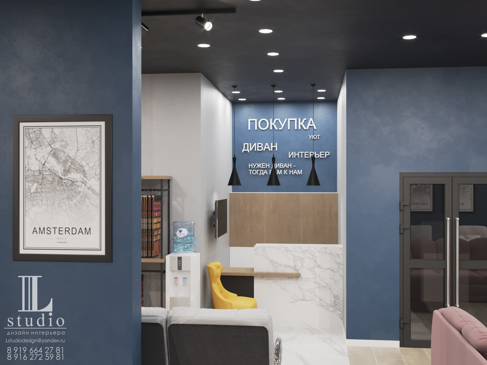 Шоу-рум диванов мебельной фабрики "Ульяна"