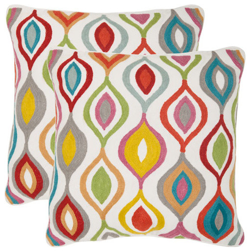 Balloon 20-Inch Multi Decorative Pillows - Set of Two