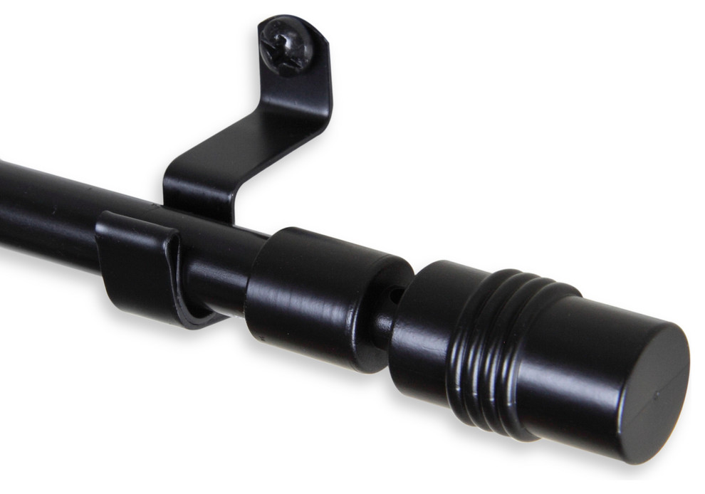 Barrel 7/16" Cafe Curtain Rod, 1828" Transitional Curtain Rods by Rod Desyne Houzz