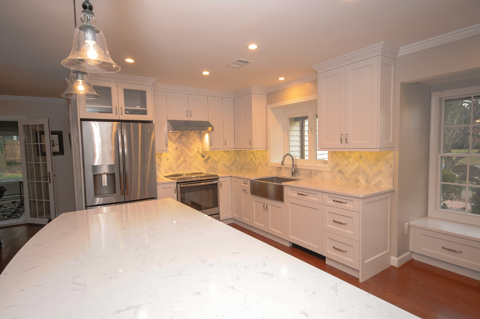 Inspiration for a transitional kitchen remodel in DC Metro