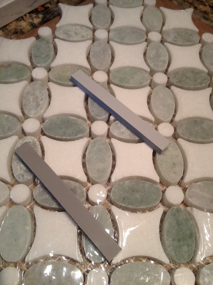 What color grout for kitchen backsplash?