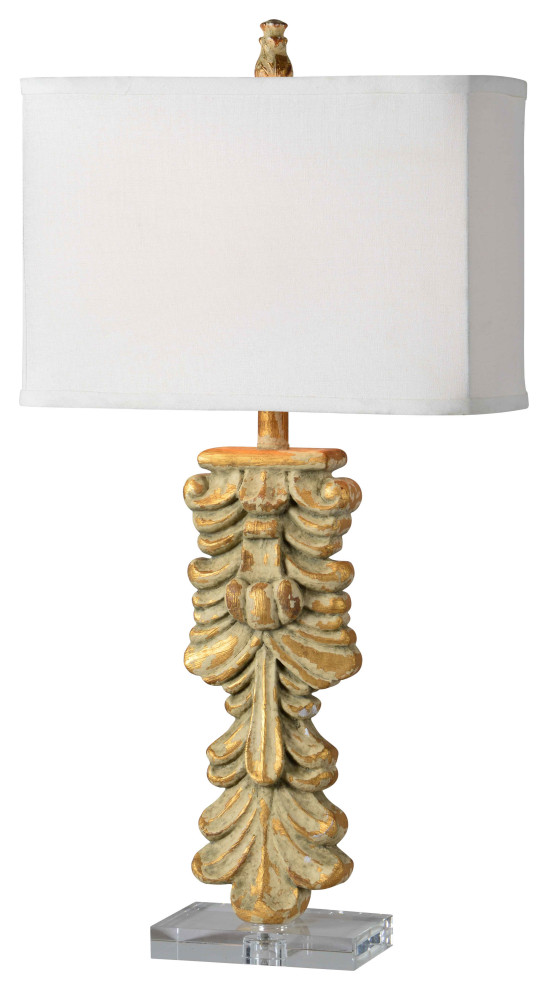 Vaughn Table Lamp, W9*D16*H30 French Country Table Lamps by Forty