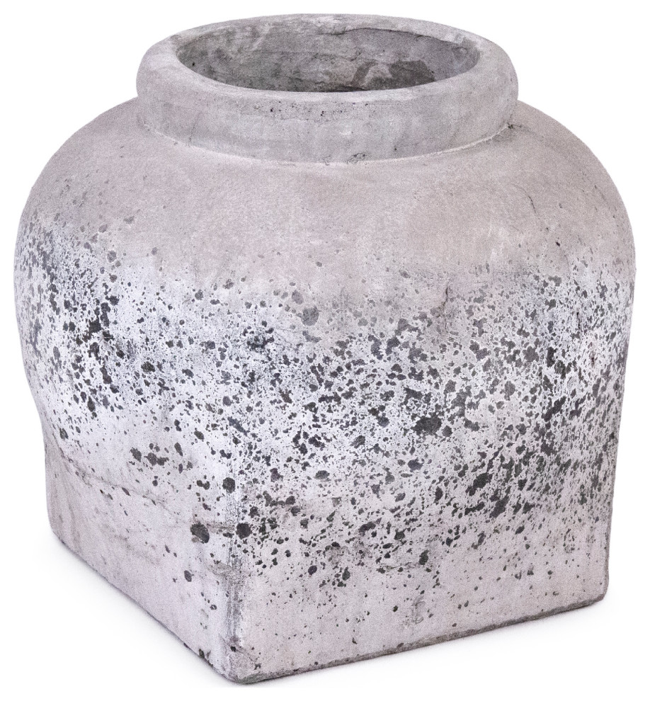 Large Stone Jar Farmhouse Vases by Zentique, Inc. Houzz