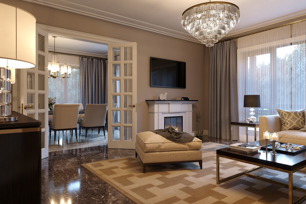 Дизайн-проект загородного дома Новиково