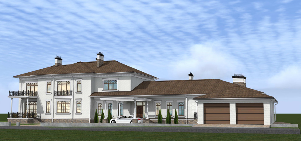 Проект и реализация дома в классическом стиле