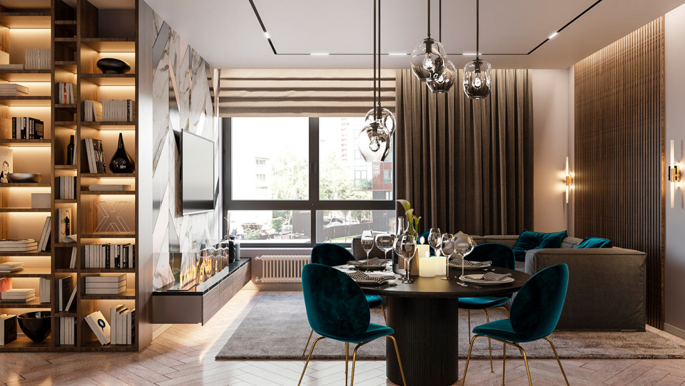 Дизайн квартиры в Москве ЖК Дыхание