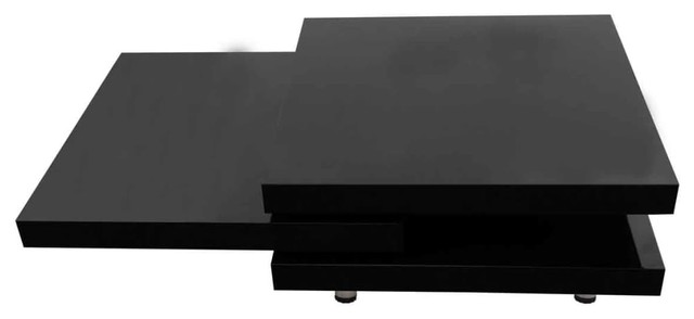 Vidaxl Black High Gloss 3 Layers Shape Adjustable Coffee Side Table Living Room Contemporary Tables By Vida Xl International B V - Vidaxl Coffee Table High Gloss Black Accent Tea Side Living Room Furniture Vidaxl Black High Gloss 3 Layers Shape Adjustable Coffee Side Table Living Room Contemporary Tables By Vida Xl International B V - Vidaxl Coffee Table High Gloss Black Accent Tea Side Living Room Furniture