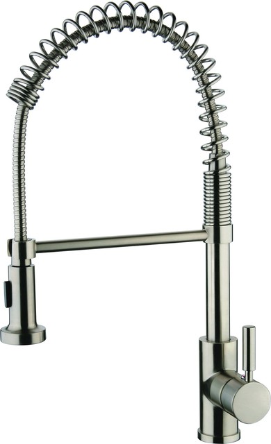 Yosemite Home Decor Pull Out Kitchen Faucet Brushed Nickel Yp A Bn Contemporary Kitchen