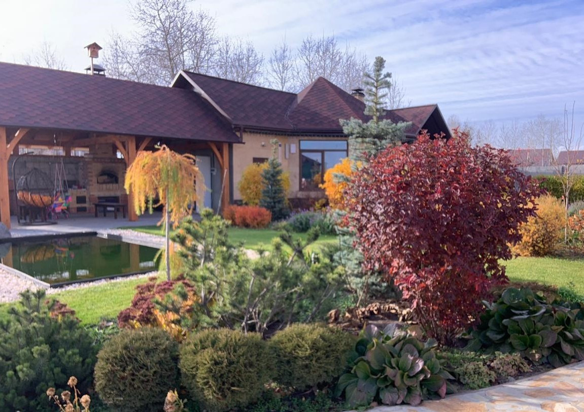 Осень в полосатом саду.