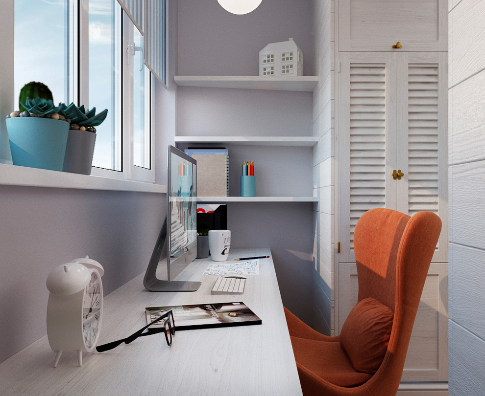 Проект интерьера детской комнаты для мальчика и девочки.