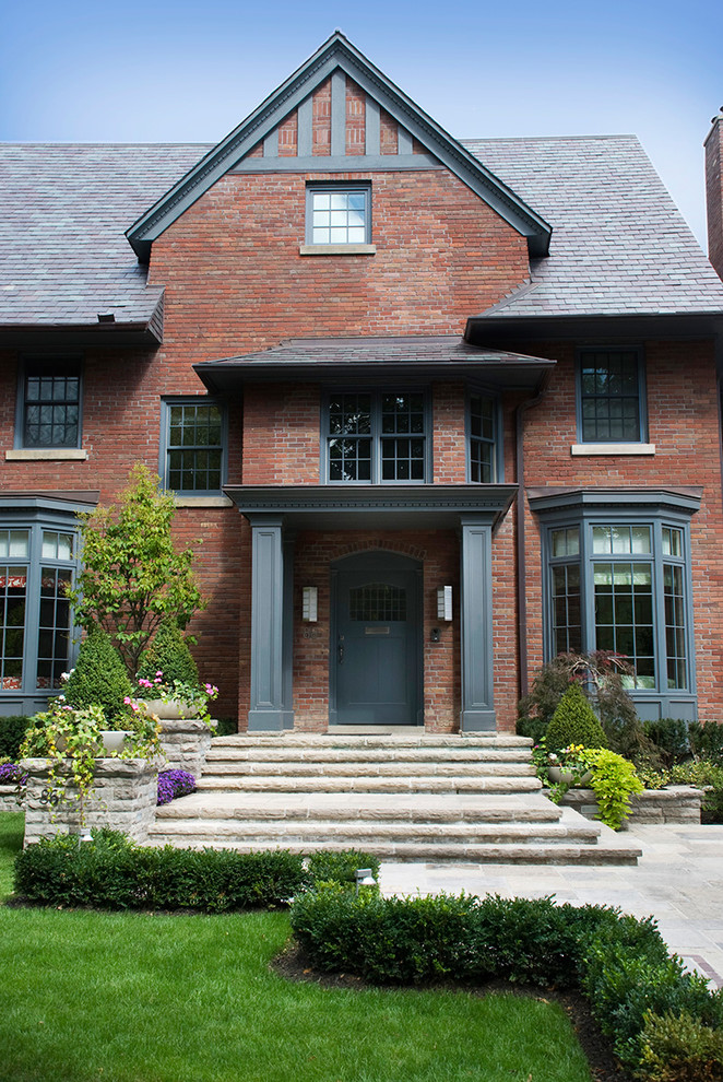 Traditional brick exterior in Toronto.