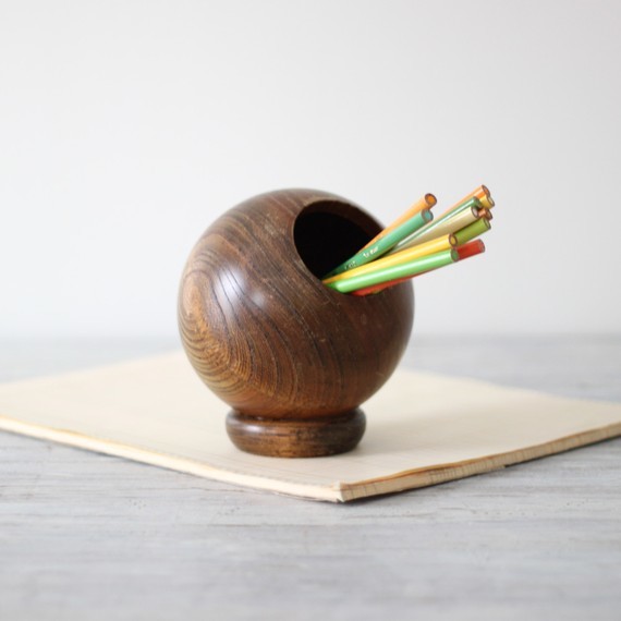 Modern Wood Sphere by Hruskaa
