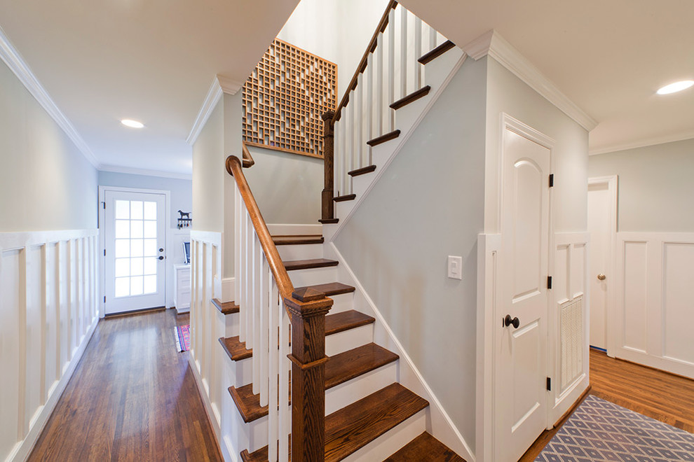 Inspiration for a traditional staircase in Charlotte.