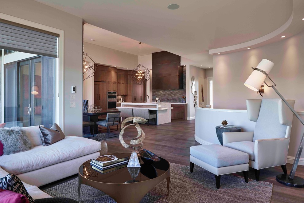 Home design - transitional home design idea in Calgary