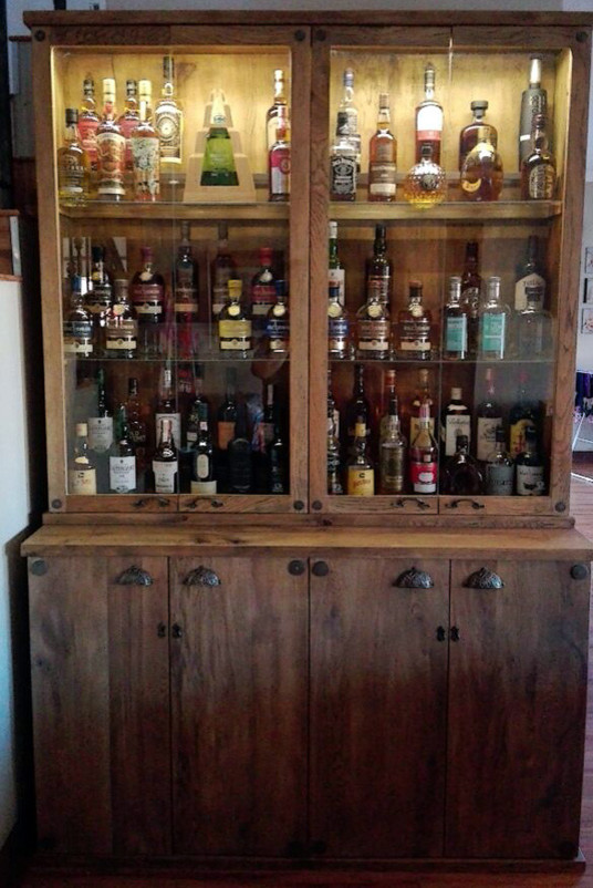 Rustic Oak Whisky Cabinet Rustic Wine Cellar Other By