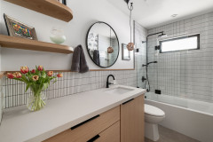 50-Square-Foot Guest Bath Gets Bright Scandinavian Style