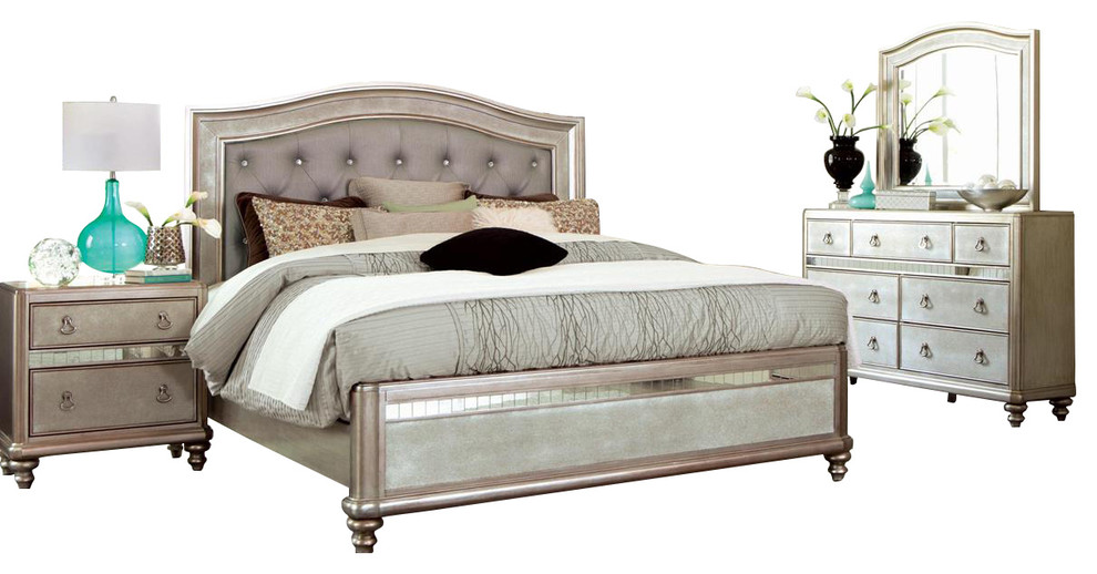 Coaster Bling Game Bedroom Set With Queen Bed