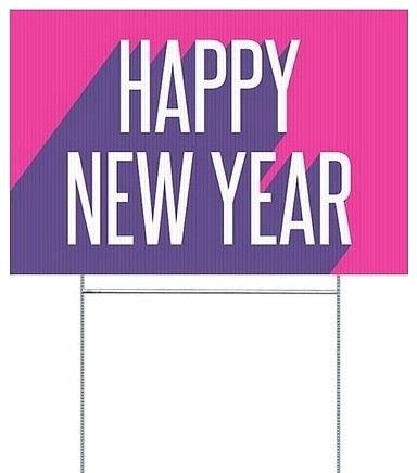 Chalk Burst Double-Sided Weather-Resistant Yard Sign 27x18 5-Pack Management Only CGSignLab