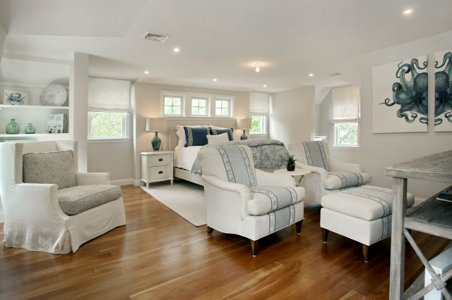 Cape Cod Addition and Remodel costero-dormitorio