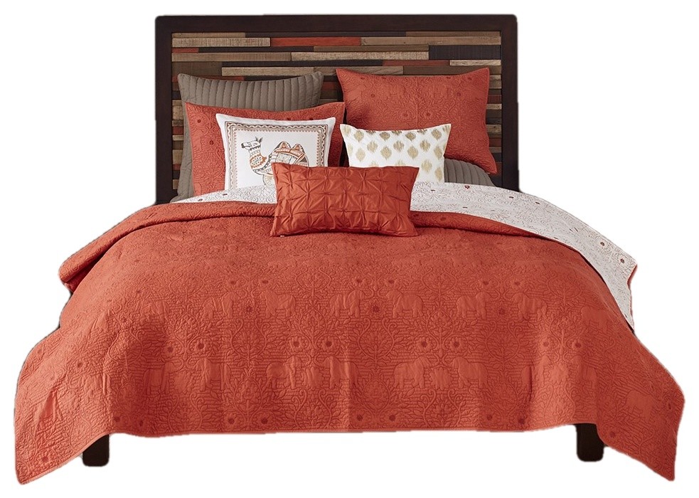 Kandula 3 Piece Coverlet Mini Set Contemporary Bed Accessories