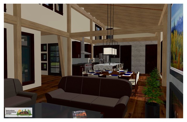 Samuelson Timberframe Design contemporary