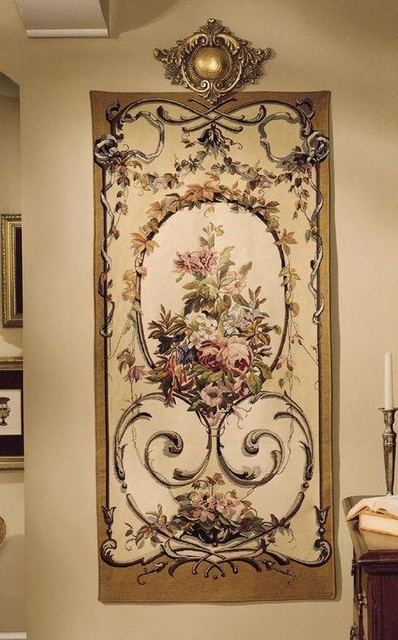 New 30x64 Tapestry Floral Lauren Gold 70%