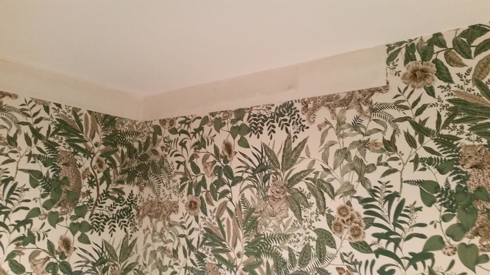 Wallpaper Repair: Bathroom