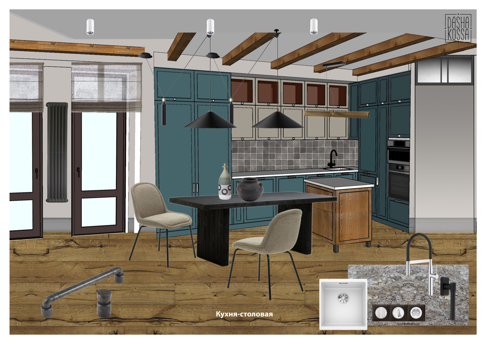 Двухуровневая квартира для любителей музыки