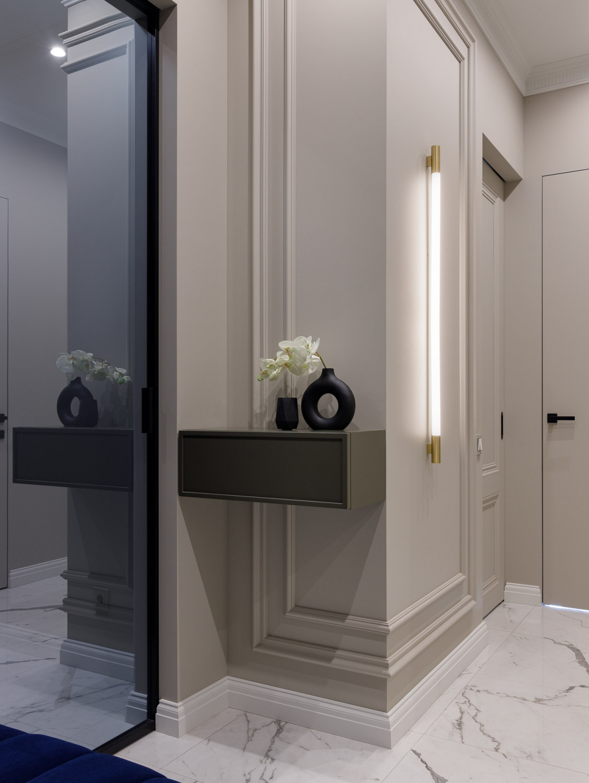 Интерьер квартиры 50 кв.м. в стиле современной классики