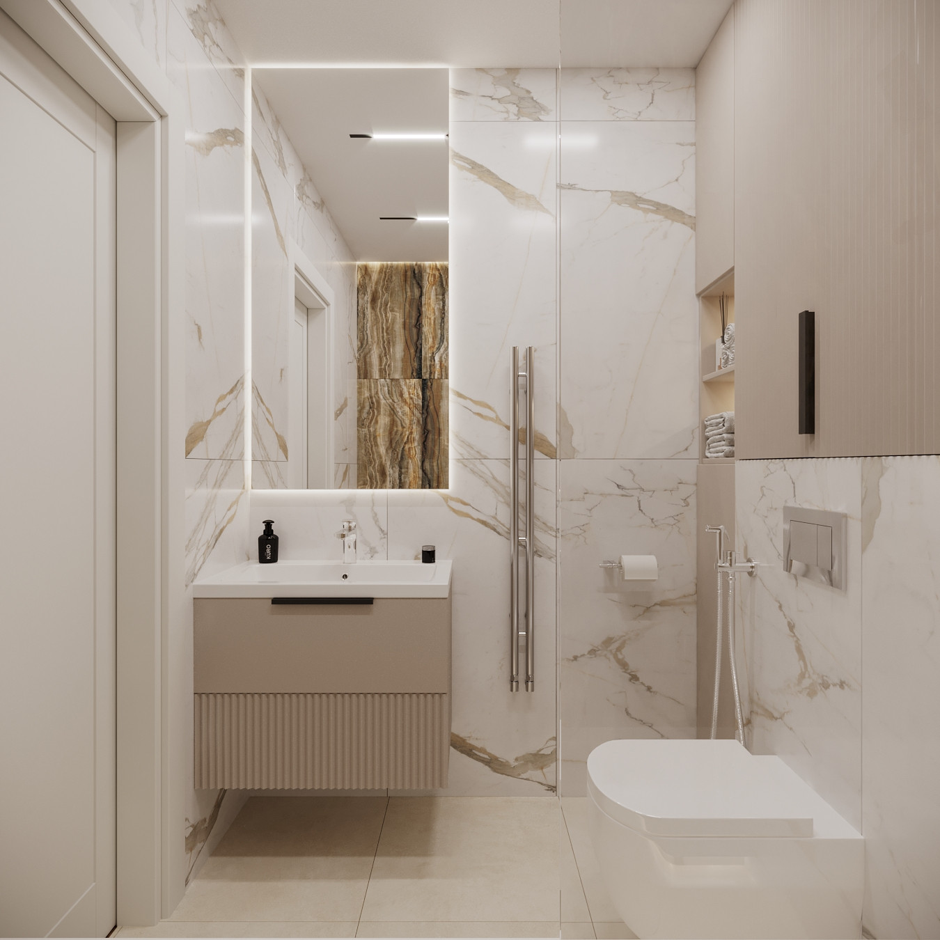 Проект квартиры 100 м2 в ЖК ГринПарк