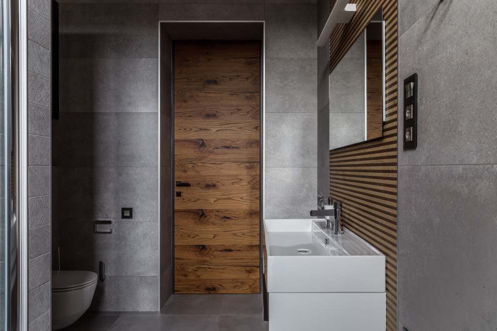 Кухня из шпона для гостевого дома