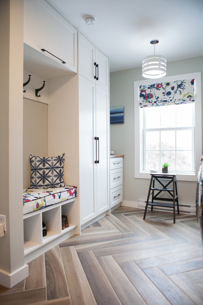 Inspiration for a modern laundry room in Other.