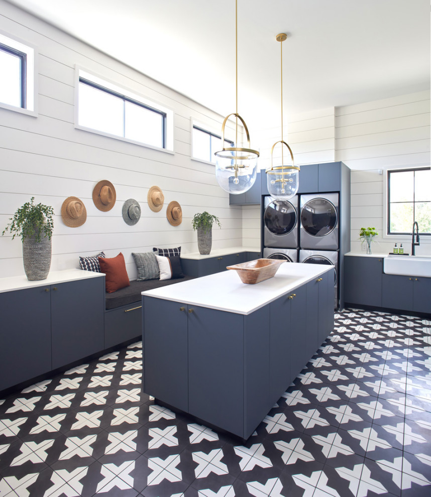 Upstate Farmhouse - Farmhouse - Laundry Room - New York - by Tara Benet ...