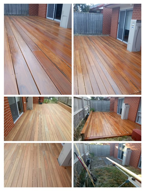 Spotted Gum Alfresco Carrum Down contemporary-deck