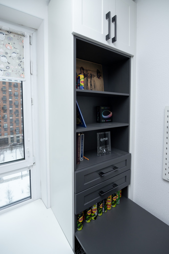 Меблировка подростковой комнаты в нейтральных цветах