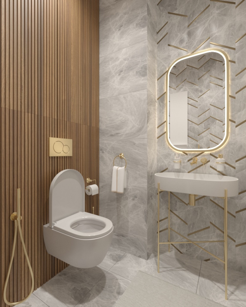 Гостевой санузел с лапомойкой