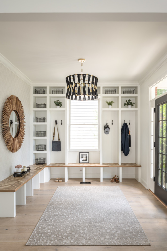 Transitional entryway photo in Philadelphia