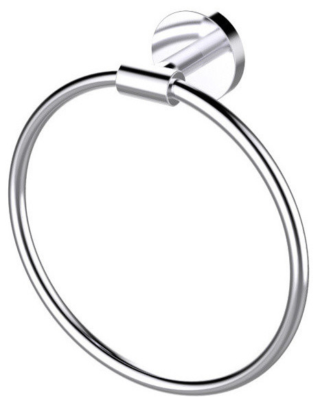 Eviva Towel Ring Holder, Chrome Bathroom Accessories