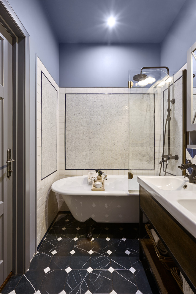 Квартира в Москве в стиле "Брутальный сканди"