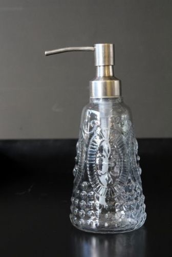 Vintage Glass Soap Dispenser - Sussex - by Rockett St George | Houzz NZ