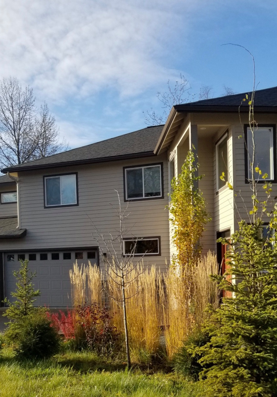 Privacy double frontage property Anchorage