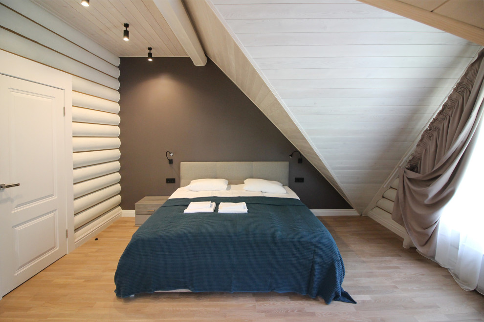 Срубовой коттедж 38 в п.Рощино, Ленинградская обл. Царство-Королевство