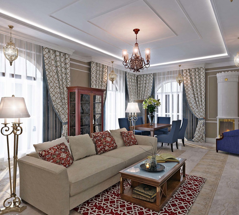 Дизайн интерьера дома на Николиной горе