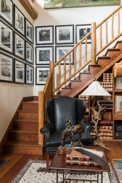 Ranch montagne-escalier